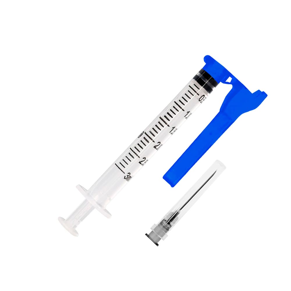 Seringa Luer Lock C/Agulha E Dispositivo De Segurança Sr (03ml-0,7x25) - Portal do Médico