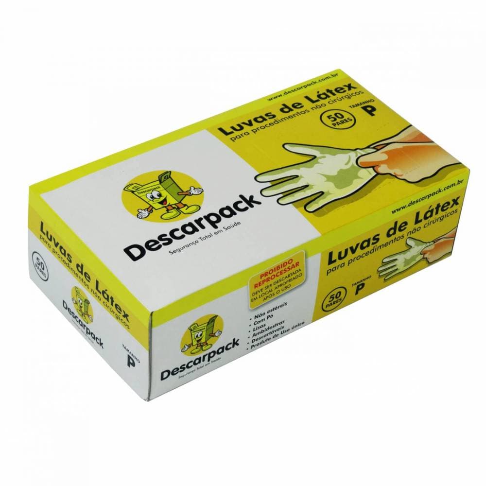 Luva de Procedimento Latex - Descarpack - 000555 - Portal do Médico