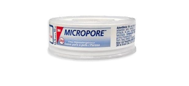 Fita Micropore Hipoalergênica 3m (12,5mmx10m(Branca)) - Portal do Médico