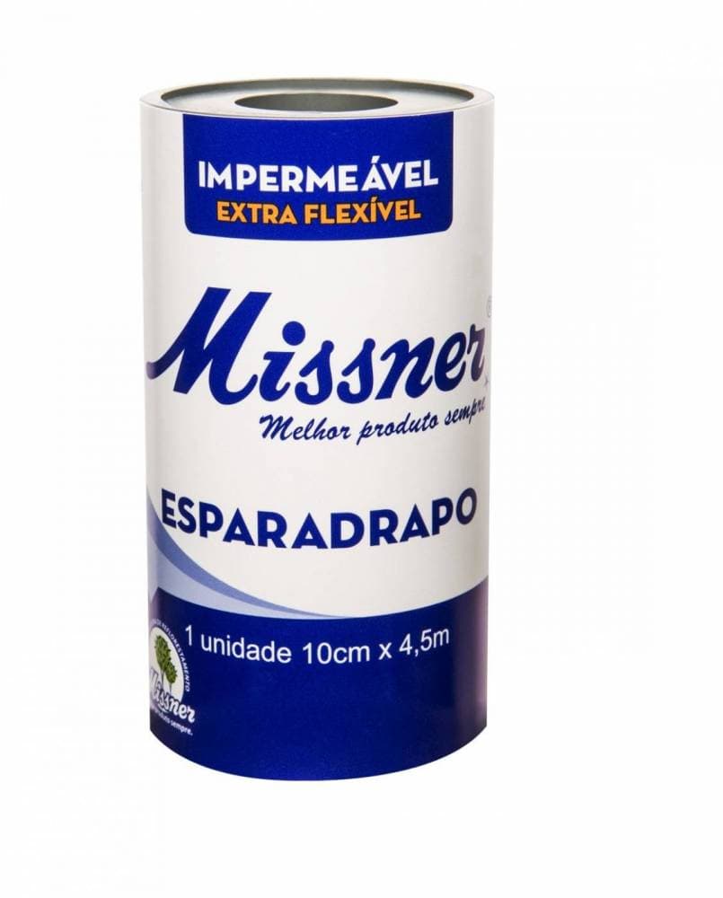 Esparadrapo 10cm x 4,5m Impermeável Cx c/ 24 Rolos - Missner - Portal do Médico