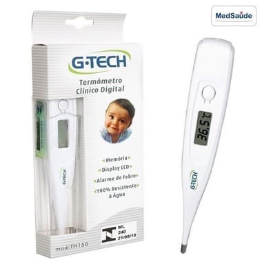 Termômetro Digital Axilar Febre G-tech Branco Th150 - Portal do Médico