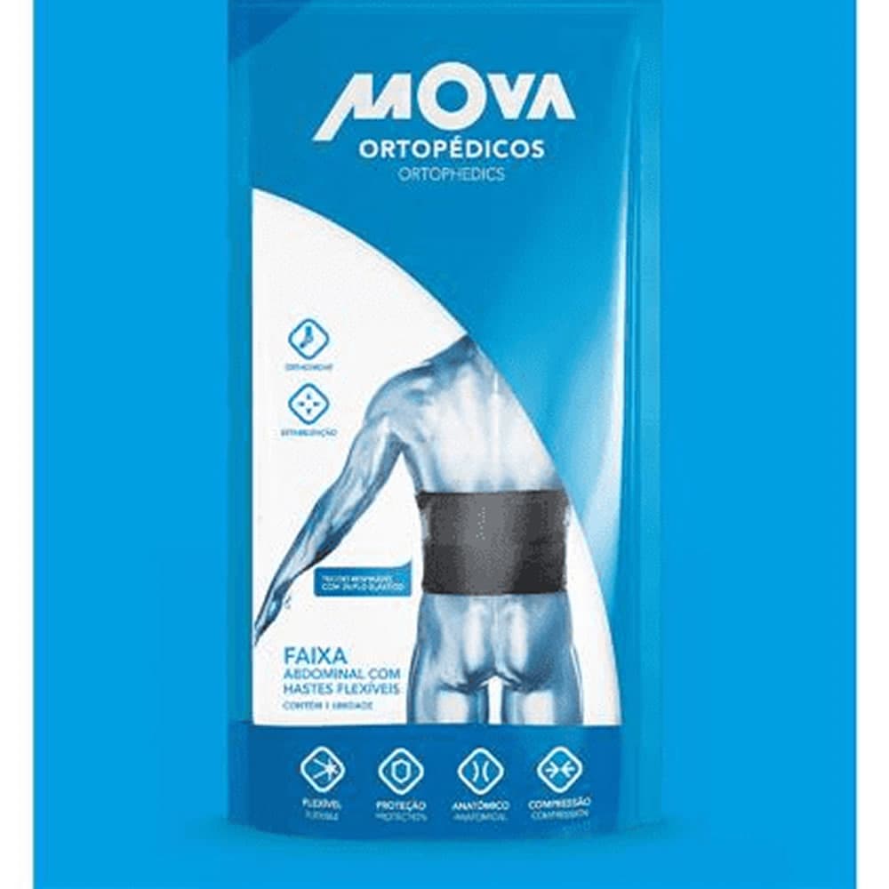 Faixa Abdominal com Hastes Flexíveis Tamanho P/M - Portal do Médico