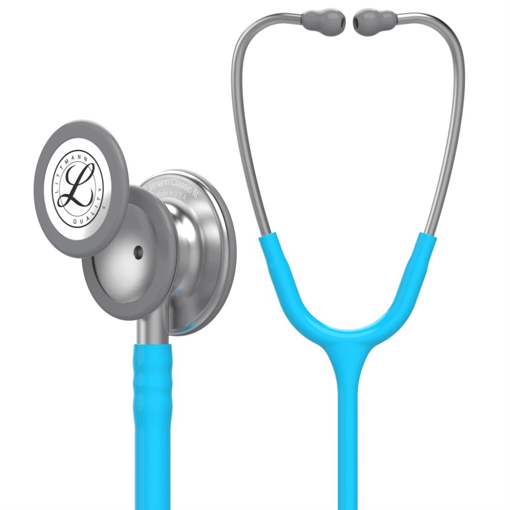 Estetoscópio Littmann Classic III - 5835 Turquesa Tradicional - 3M - Portal do Médico
