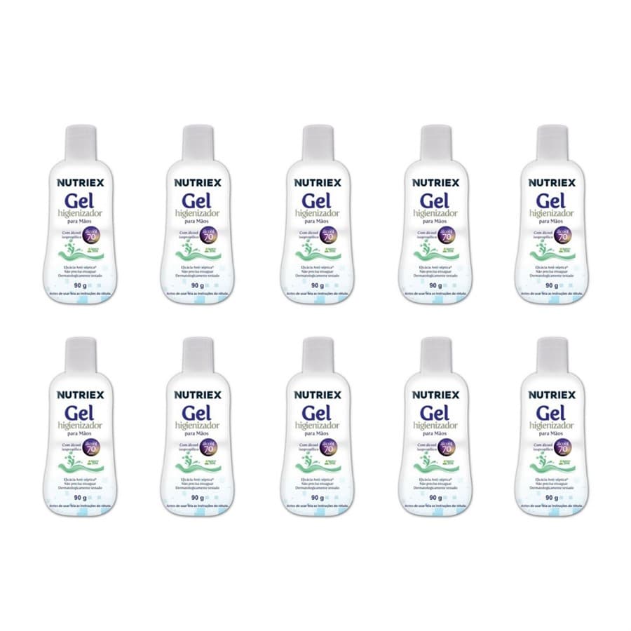 Álcool Gel 70 INPM Antisséptico Higienizador para as Mãos (Kit com 12 - Portal do Médico