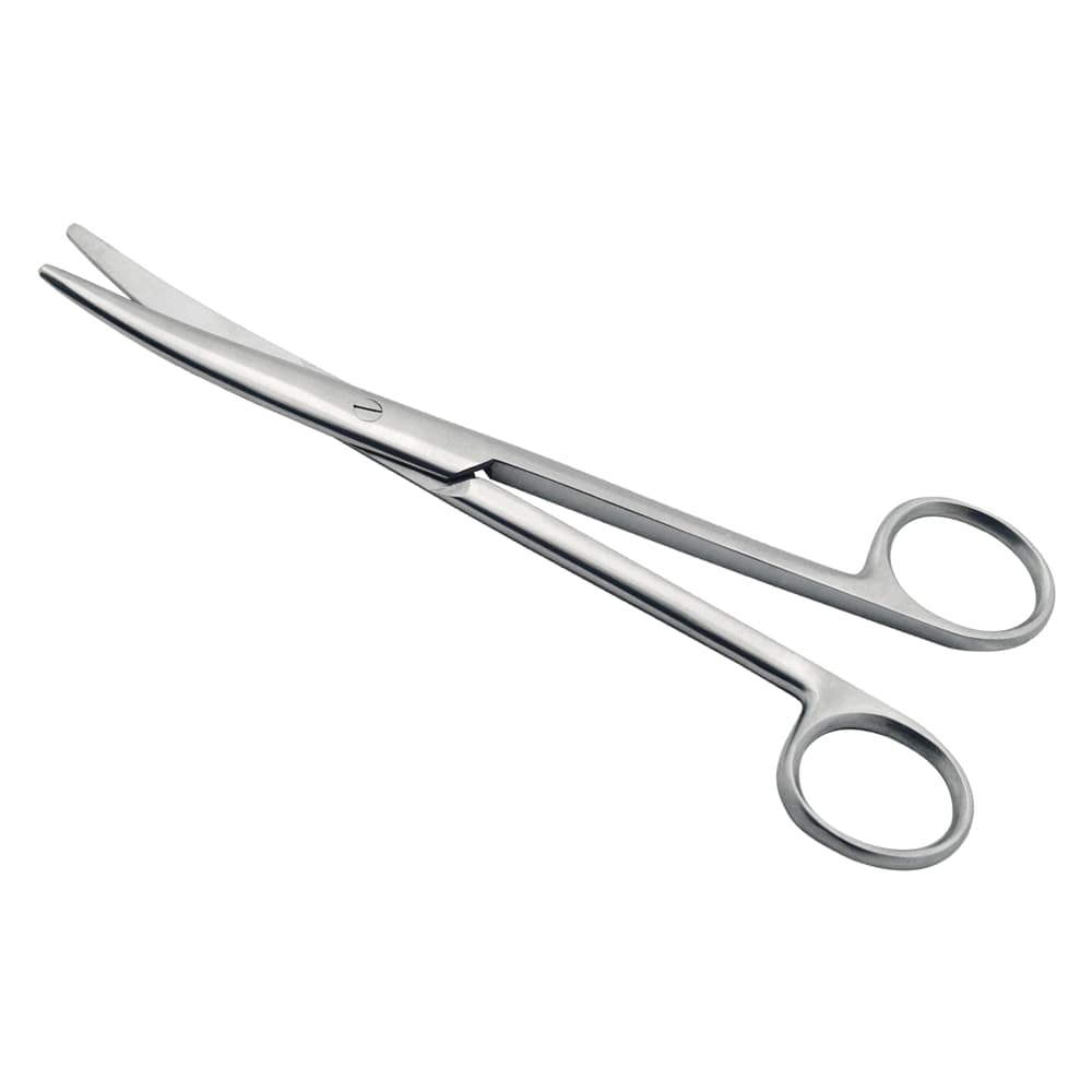 Tesoura Mayo Curva Em Aço Inox Para Tecidos Abc (15cm) - Portal do Médico