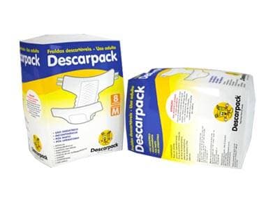 Fralda Geriátrica Adulto Fardo C/ 12 Pcts - Descarpack - ATA001111 - Portal do Médico
