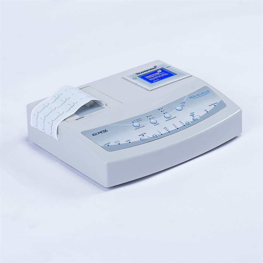 Eletrocardiógrafo 03 Canais ECG-12s Plus - Ecafix | (GANHE 10 BOBINAS) - Portal do Médico