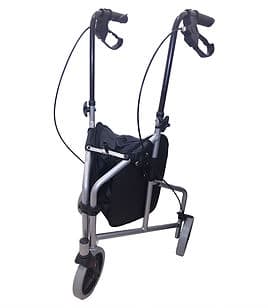 Andador Dobravel Em Alumínio 3 Rodas Com Freio Inspire Mobil - Portal do Médico