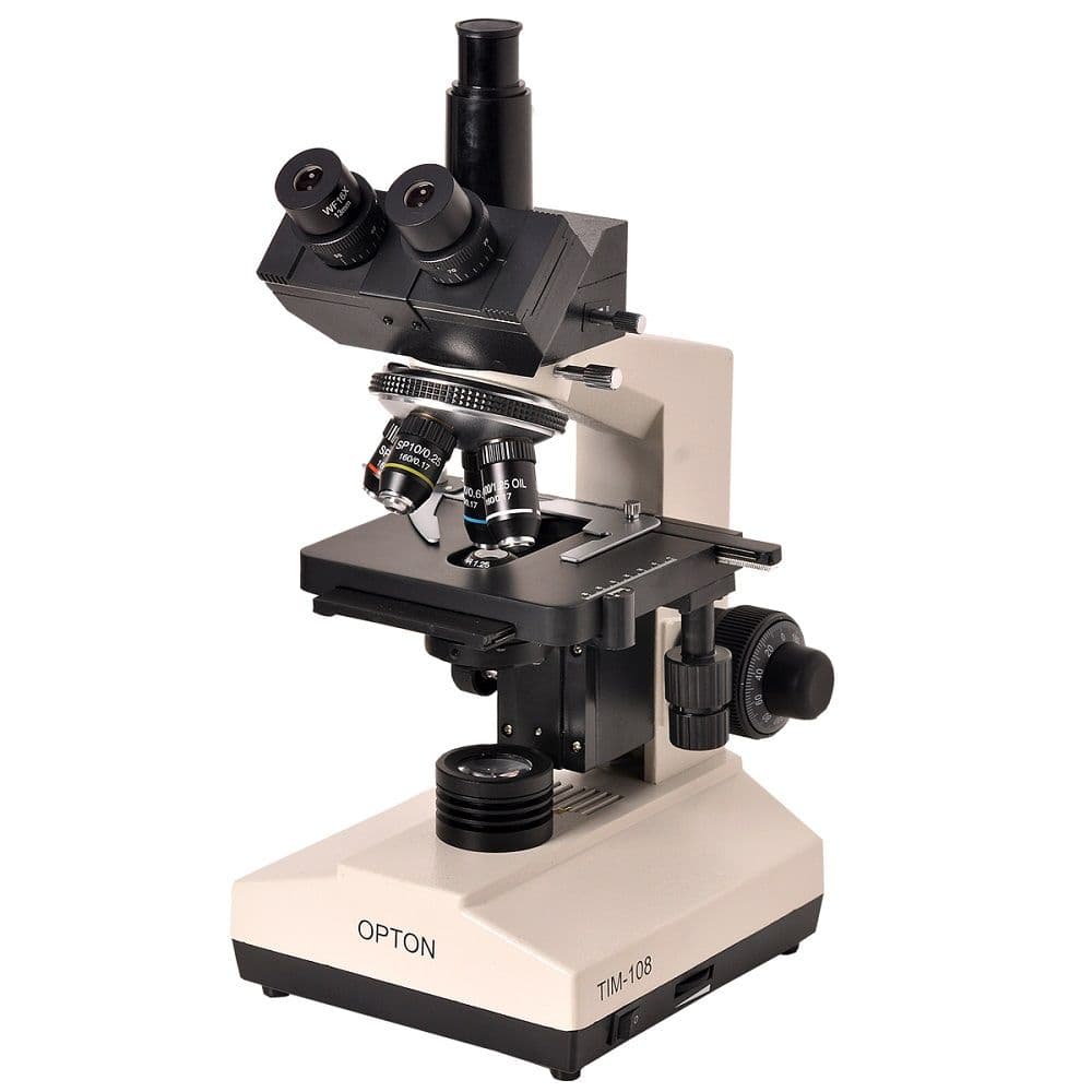 Microscópio Biológico Trinocular 40x até 1600x Objetivas Acromatas - Portal do Médico