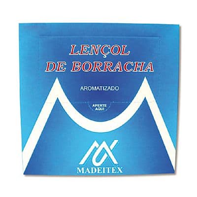Lençol De Borracha C/26 Folhas Azul C/Aroma Madeitex/Anctary - Portal do Médico