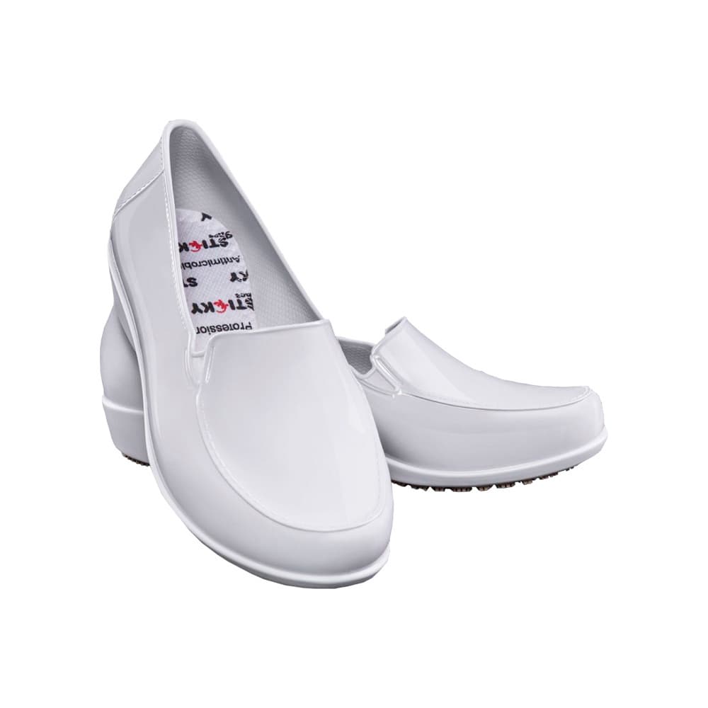 Sapato Social Feminino Branco Sticky Shoes (39) - Portal do Médico