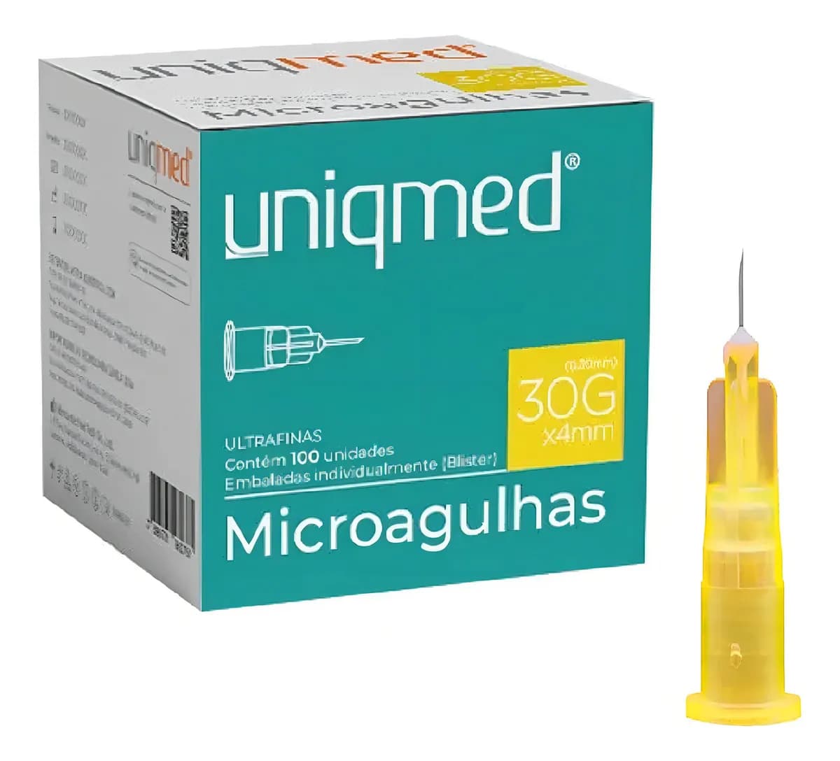 AGULHA 30G X 4MM MICROAGULHAS UND – UNIQMED