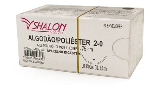 FIO POLIESTER(PROLENE) 2-0 C/AG 2 MR C/24 UND (V202MRV20) – SHALON