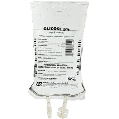 SORO GLICOSADO 5% 500ML (BOLSA) – JP