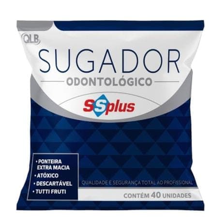 SUGADOR ODONTOLOGICO C/40 UND – SSPLUS