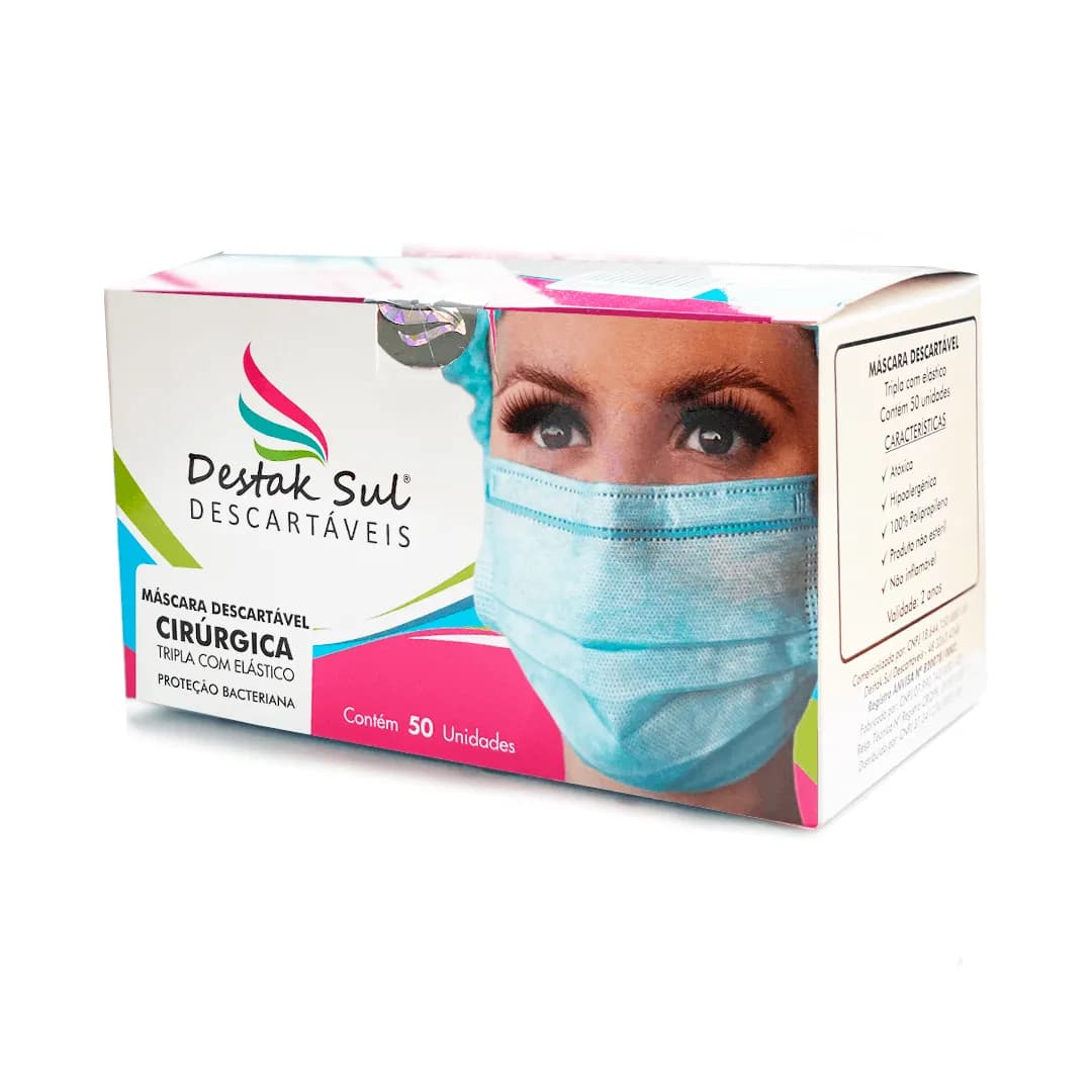 MASCARA TRIPLA DESC PINK/ROSA C/50 UND – DESTACK SUL