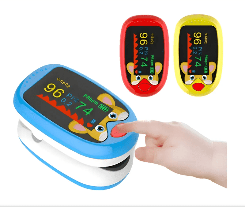 MEDIDOR DE SATURACAO OXIMETRO INFANTIL PEDIATRICO