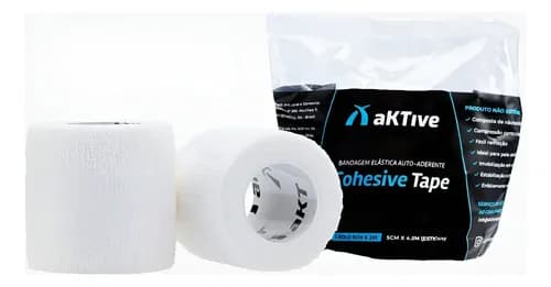 FITA ELASTICA AUTO ADERENTE – BRANCA – AKTIVE