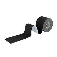 BANDAGEM ELASTICA FISIOTERAPIA ADESIVA TAPE – PRETO