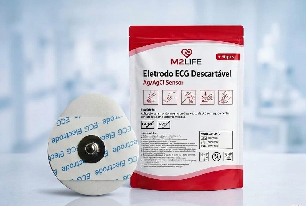 ELETRODO ECG DESC C/50 UND ADULT/INF – M2LIFE