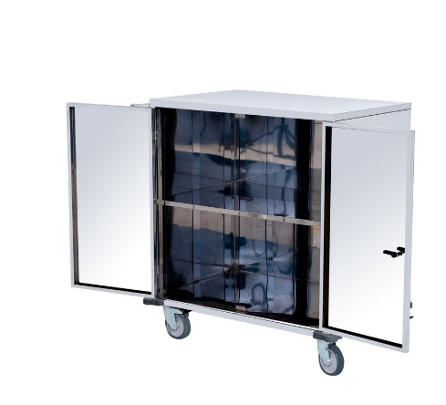 Carro Para Transporte de Material/ Roupa Inox Fechado - Image 3